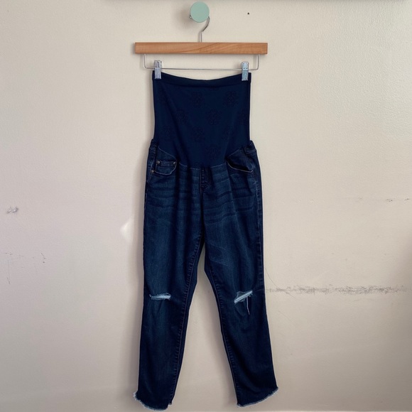Jessica Simpson Denim - Jessica Simpson Maternity Angle Hem Jeans